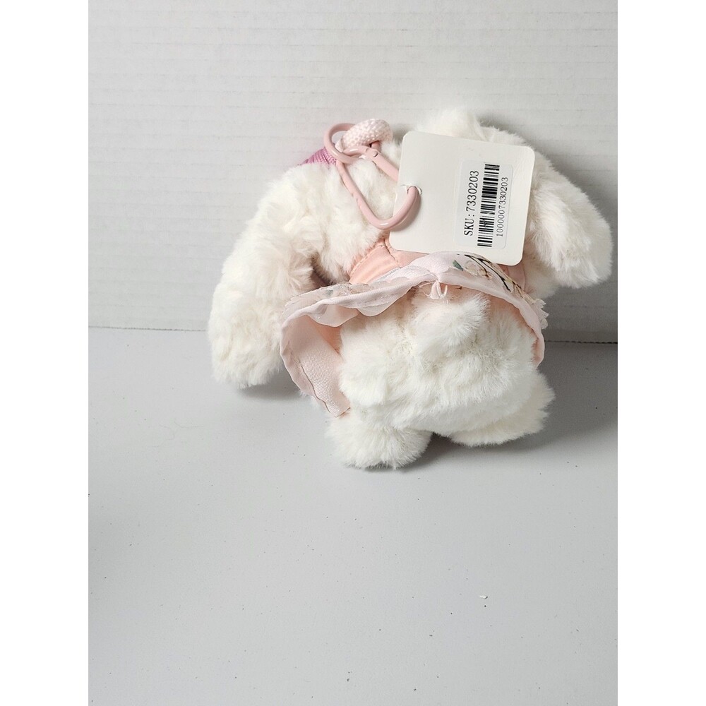 5" Rabbit Plush Keychain - Picture 3 of 3